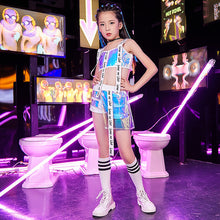 Load image into Gallery viewer, New Children Jazz Dance Costume Girls Hip Hop Suit Kids Modern/Street Dance Costume Children'S Day Catwalk Show Outfit DQL1775